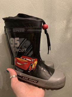 Сапожки резиновые детские, Cars Disney, на мальчик