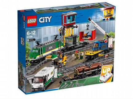 Lego city 60198 товарный поезд