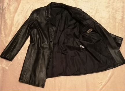 Кожаный пиджак женский