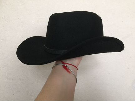 Шляпа новая шерстяная 100 шерсть ковбойская зима