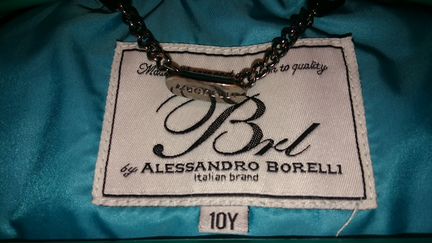 Пальто зимнее borelli на 10-12 лет