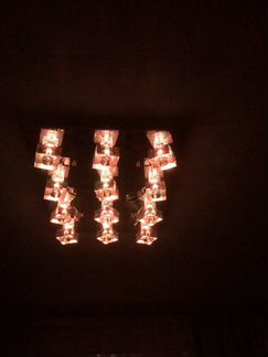 Люстра с пультом управления и 6 цвета переходить