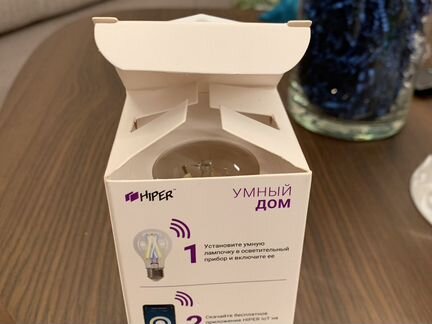Умная LED лампочка Hiper. A60 Filament. Hiper