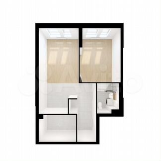 1-к квартира, 53.7 м², 24/33 эт.