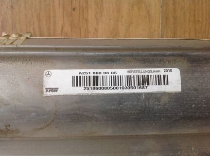 Подушка безопасности пассажира SRS Мерседес W164