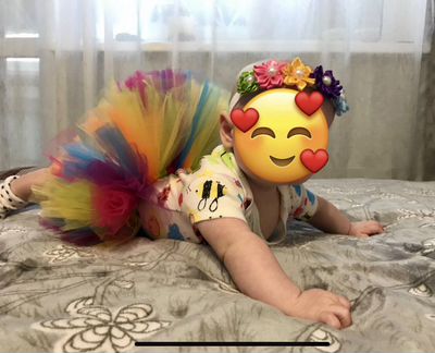Юбка из фатина 0-6 месяцев