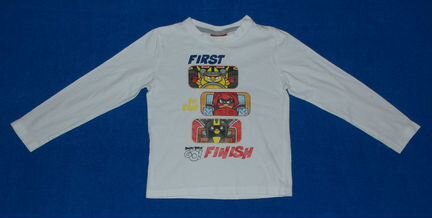 Футболка с длинным рукавом Angry Birds, 104-110 см