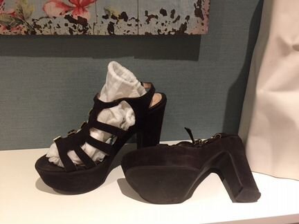 Замшевые Босоножки Италия