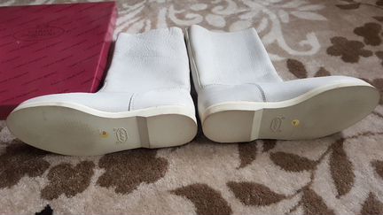 Сапоги новые белые Carlo Pazolini 36