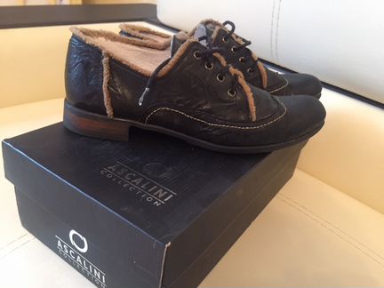 Ботинки женские кожаные