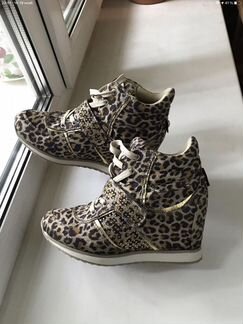 Кроссовки Сникерс леопардовые DTK