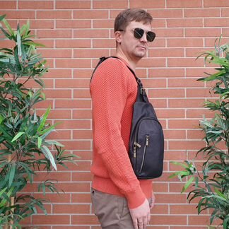 Новая сумка мужская из натуральной кожи Италия