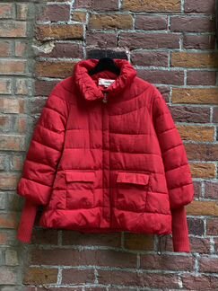Пуховик демисезон красный куртка