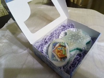 Мыло ручной работы новогоднее
