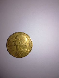 10 сантимов Франция 1967 год