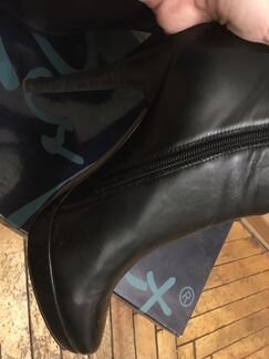 Кожаные осенние сапоги 39 размер