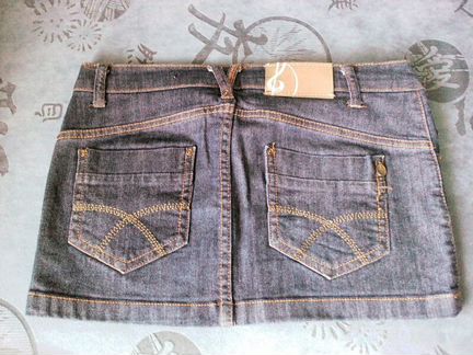 Джинсовая юбка страдивариус
