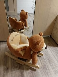 Качалка-медвежонок Baby Go музыкальная