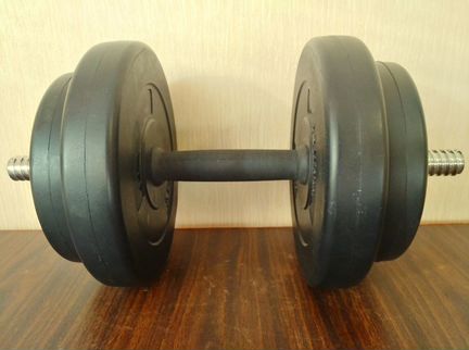 9,5 кг гантели разборные. Новые. 19 кг пара