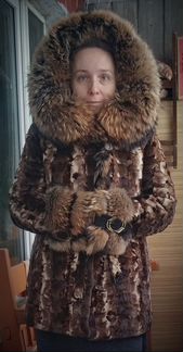 Норковая шуба полушубок норка 50-й размер