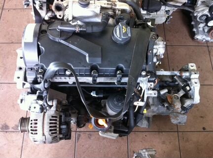 Двигатель 1,9 Tdi, Caddy, Passat B6, BLS Bkc Bjb