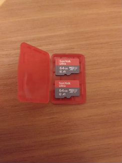 Карта памяти MicroSD SanDisk Ultra 64Gb
