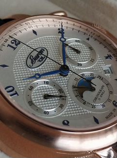 Buran V.M. Хронограф Лунный календарь мужские часы