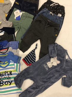 Большой пакет вещей для мальчика 74