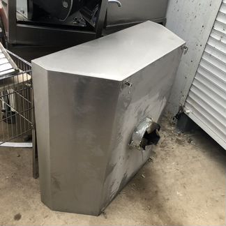 Зонт из нержавеющей стали островной 100/100/35