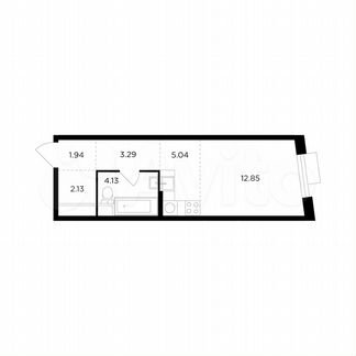 Квартира-студия, 29.4 м², 13/26 эт.