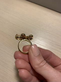 Кольцо Swarovski бабочка