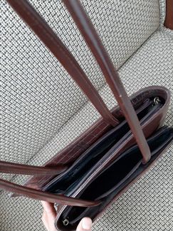 Дизайнерская кожанная сумка