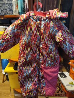 Зимний комбинизон на девочку 92 размер