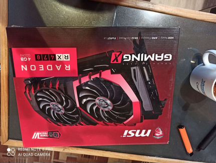 Видео карта msi rx470 gaming X 4gb