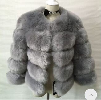 Шубка искусственная под песца