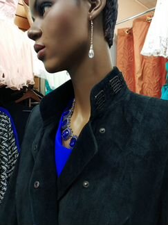 Куртка замшевая, натуральная кожа, размер 46-48