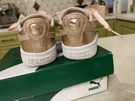 Кроссовки Puma пудровые