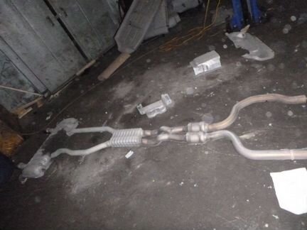 Кадиллак ATS CTS 3 глушитель основной