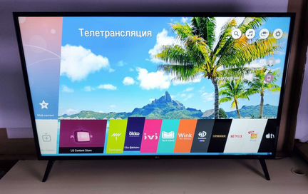 4K Smart LG 50UK6300 (126 см) 100 Гц, WiFi, HDR
