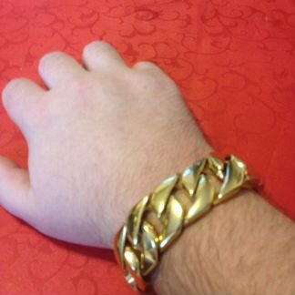 Позолоченный браслет 24 мм, 150 г, голда