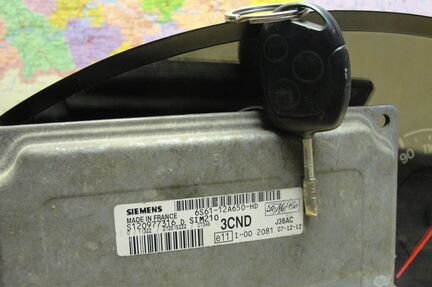 6S61-12A650-HD SIM210 Эбу Fiesta Fusion + привязка