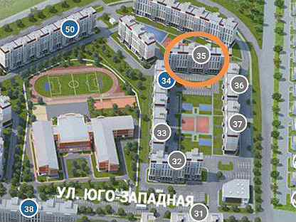 Юго запад ульяновск карта