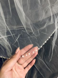 Стильная свадебная фата