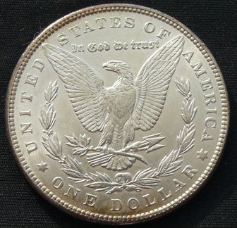 Доллар Моргана 1897 серебро США Филадельфия