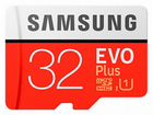 Карта памяти MicroSD Samsung 32GB Evo Plus