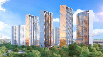 2-к квартира, 57 м², 6/22 эт.