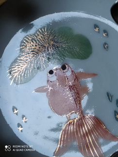 Серебряная пепельница 
