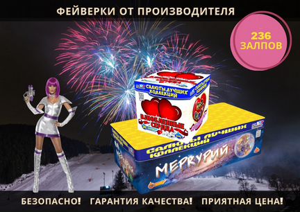 Салюты и фейерверки. Moscow 1