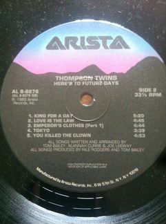 Thompson Twins - Here's to Future Days