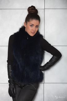 Жилет из лисы Guy Laroche. Оригинал. В двух цветах